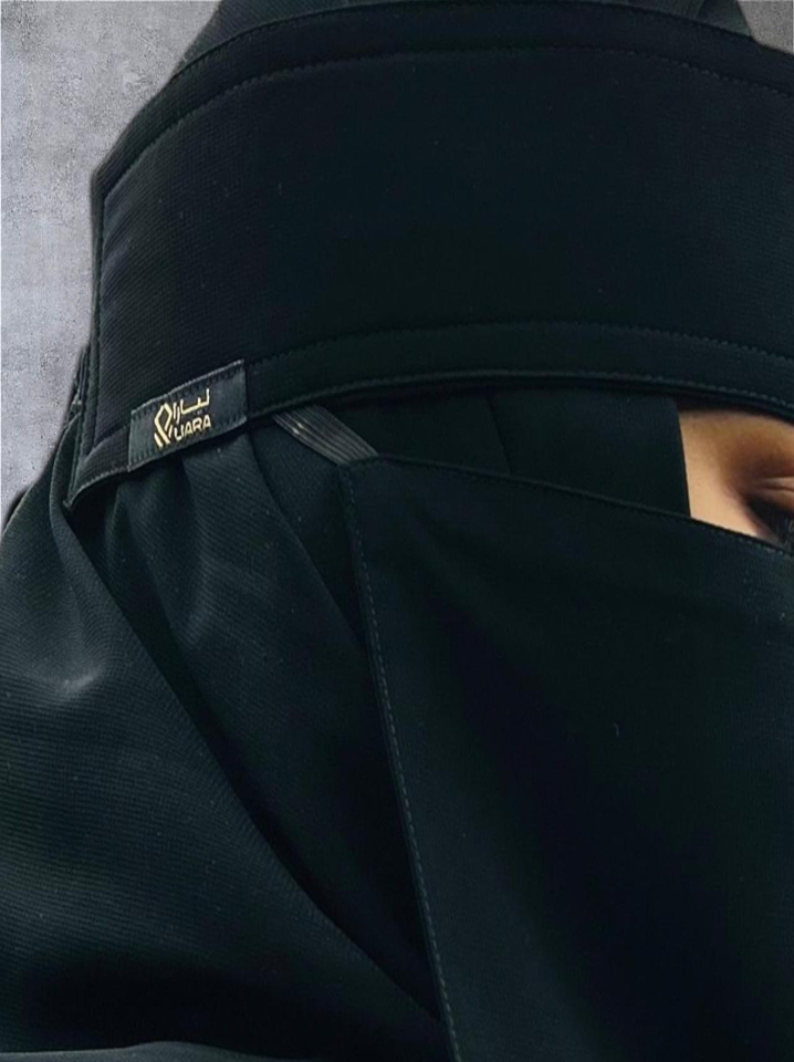 Liara Medium Saudi Style Niqab (10" x 12") M