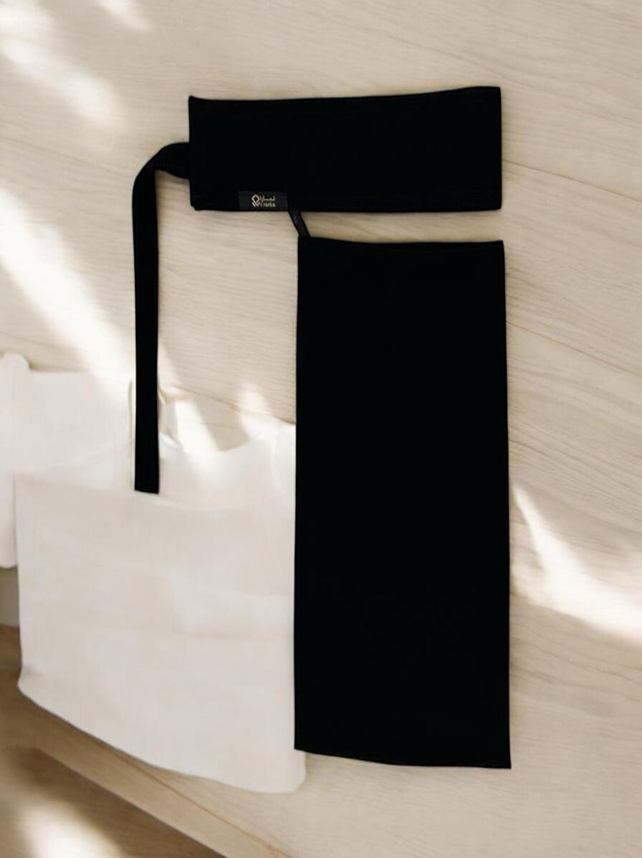 Liara Large Saudi Style Niqab (11.5" x 12") L