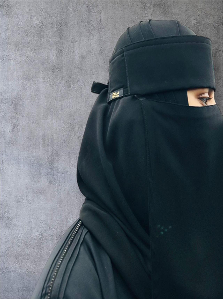 Liara Medium Double Layer Saudi Style Niqab (10" x 12") M