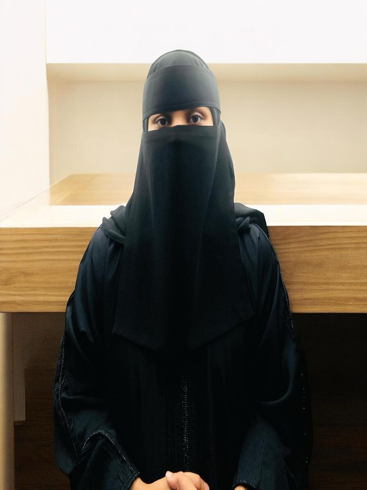 Liara Extra Large Saudi Style Niqab XL (13" x 12") XL