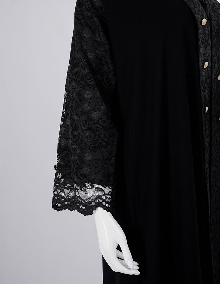 Liara Noir Elegance Abaya