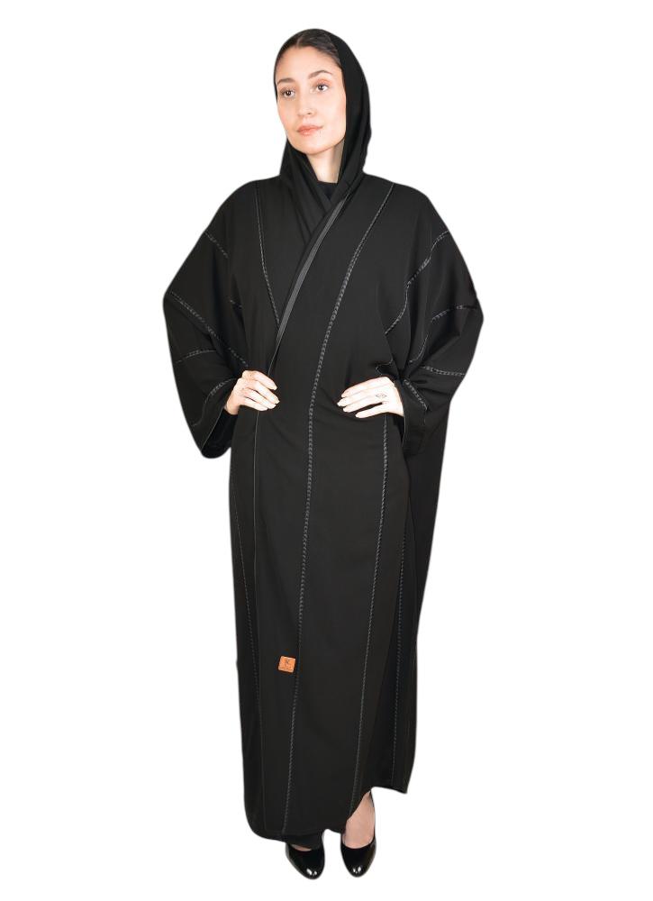 Liara Noir – Embellished Black Abaya