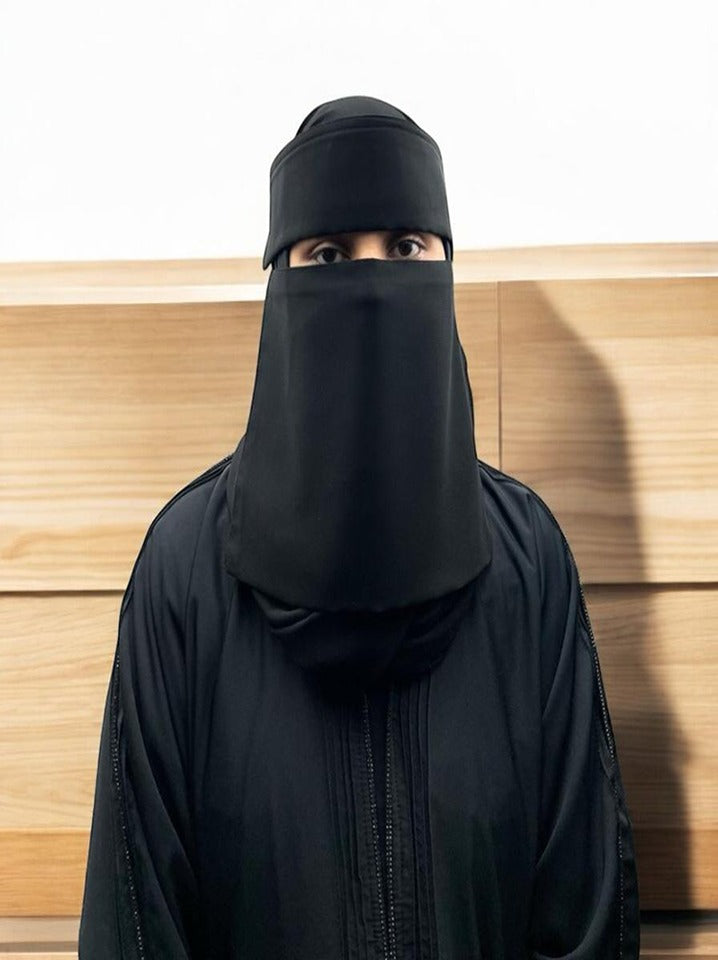 Liara Small Double layer Saudi Style Niqab (8" x 12") S