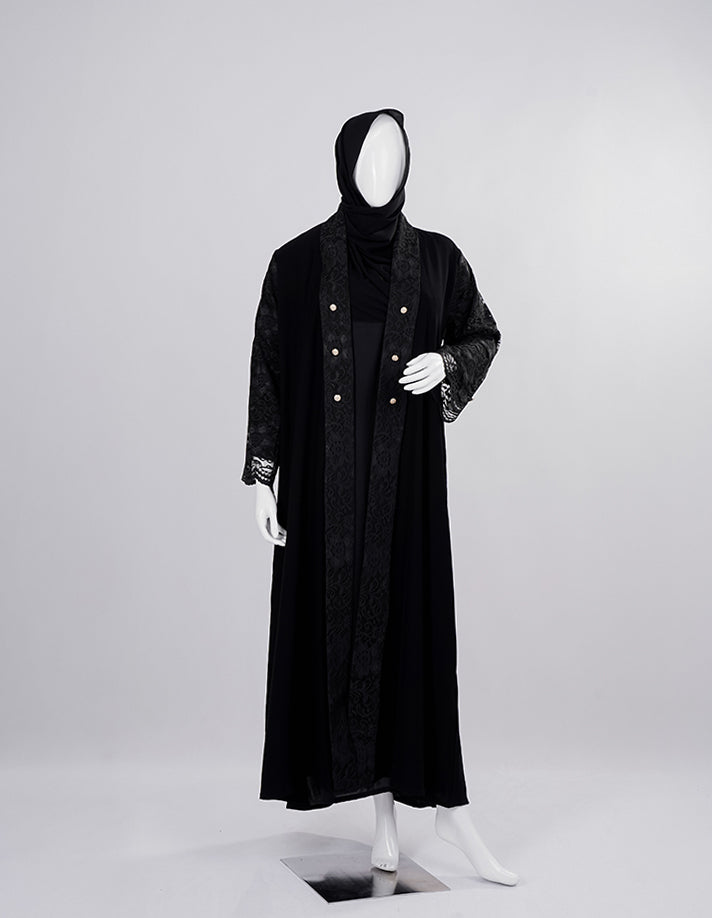 Liara Noir Elegance Abaya