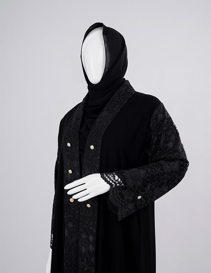 Liara Noir Elegance Abaya
