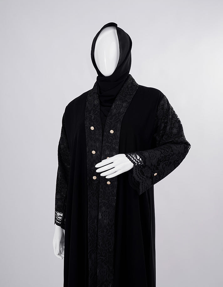 Liara Noir Elegance Abaya