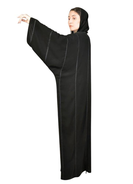 Liara Noir – Embellished Black Abaya
