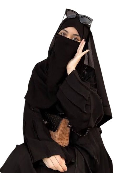 Liara Half Niqab  Style  (6"X12)