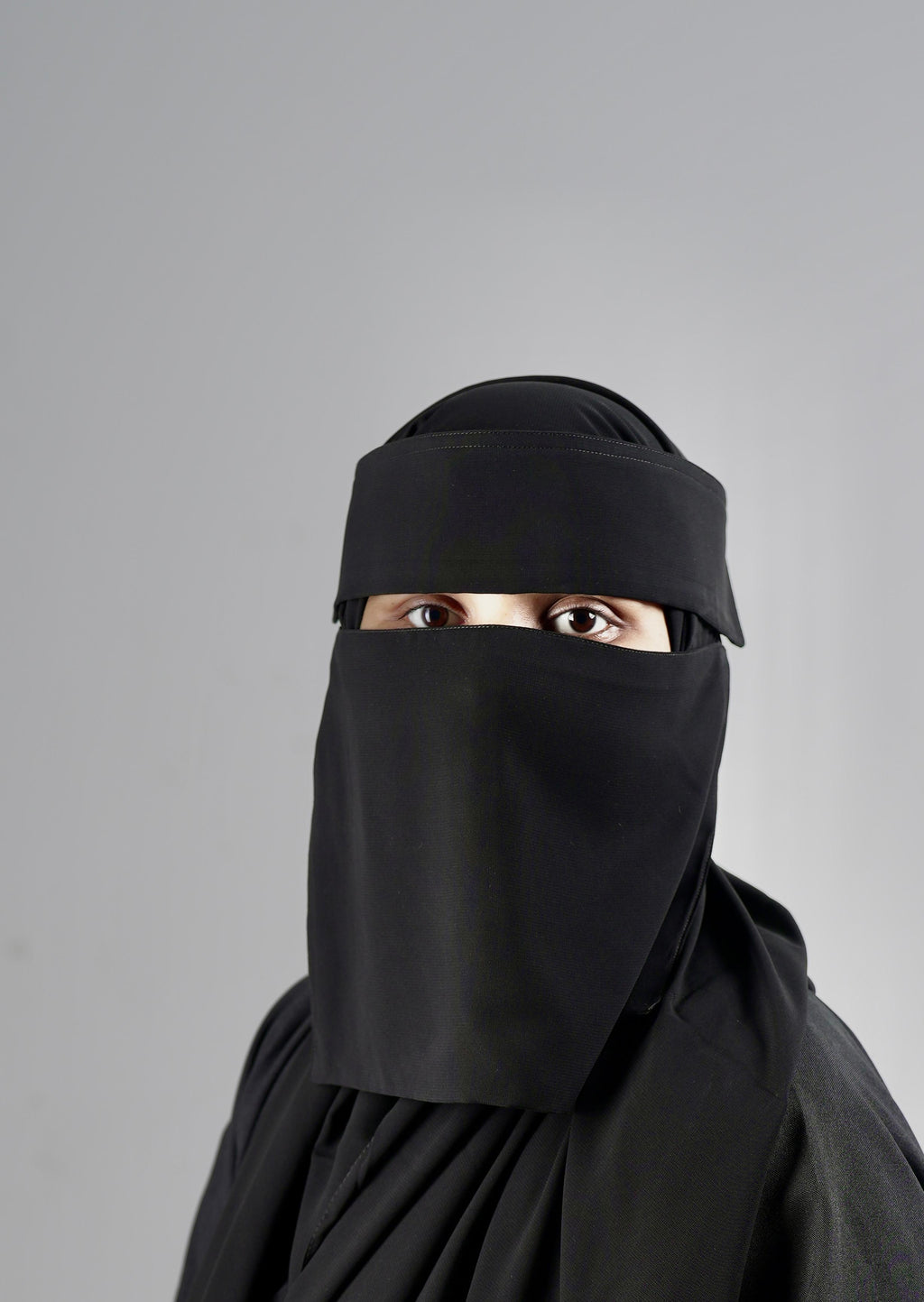 Small Double Layer Niqab (8inch /12inch)