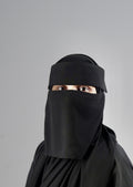 Small Double Layer Niqab (8inch /12inch)