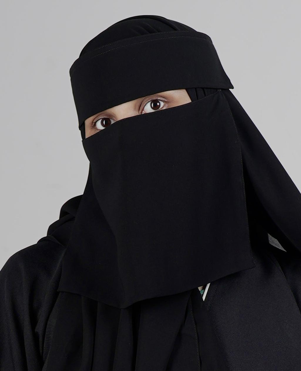 Small Double Layer Niqab (8inch /12inch)