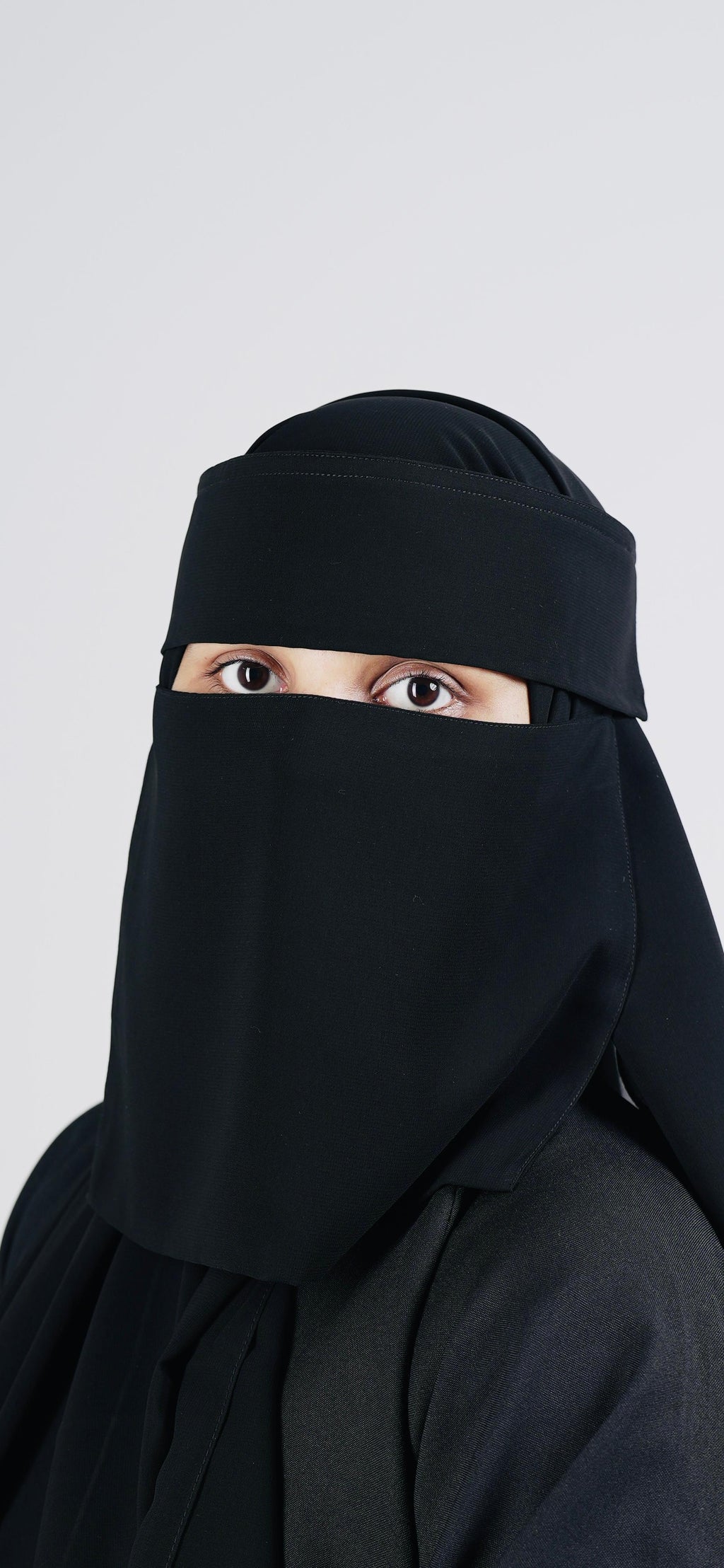 Small Double Layer Niqab (8inch /12inch)