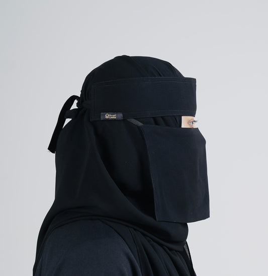 Liara Mini Small  Saudi Style Niqab(6"X12") XS