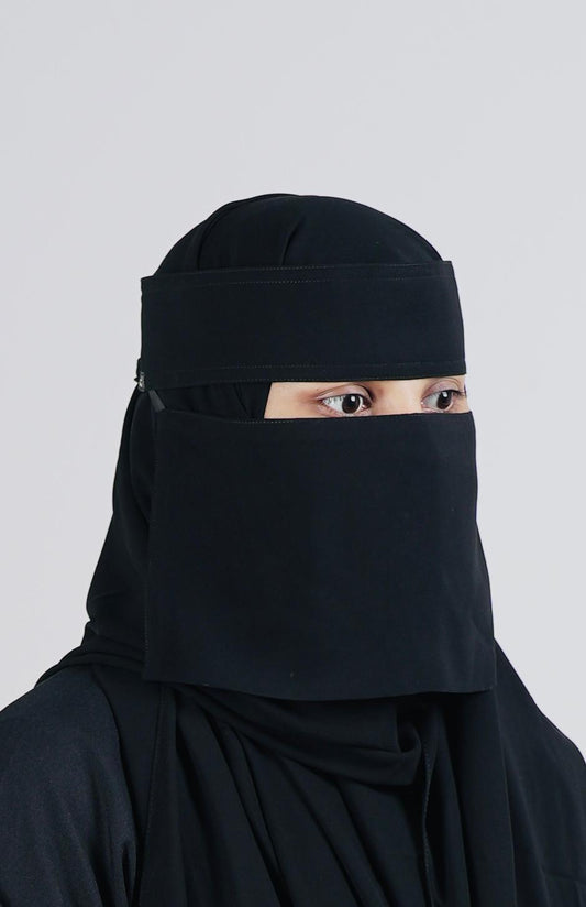 Liara Mini Small  Saudi Style Niqab(6"X12") XS