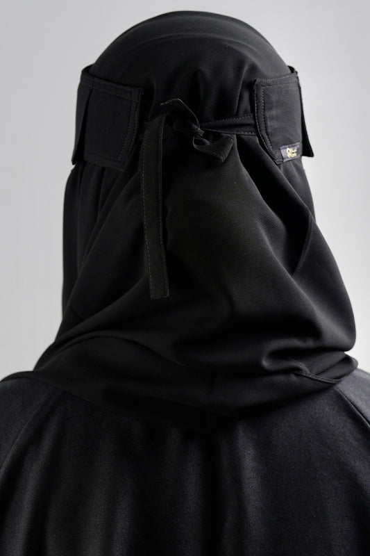 Liara Large Double Layer Saudi Style Niqab (11.5" x 12") ( L )